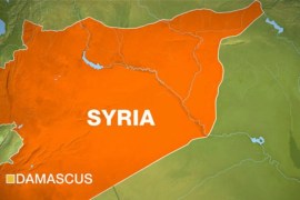 Damascus map - Syria