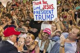 Trump rally lord jesus