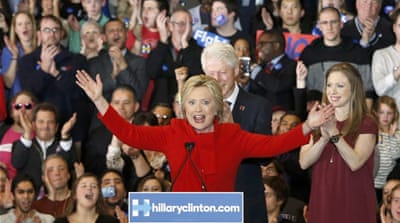 Democratic US presidential candidate Hillary Clinton [REUTERS]