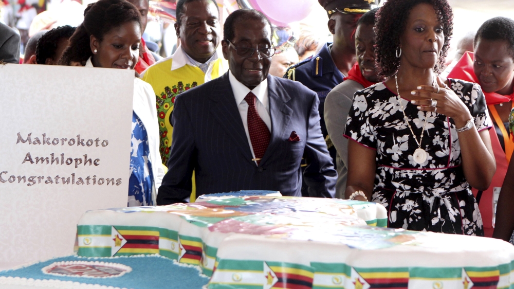 Saturday's 92nd birthday celebrations, attended by Mugabe and his wife Grace, drew criticism from opponents [Reuters]