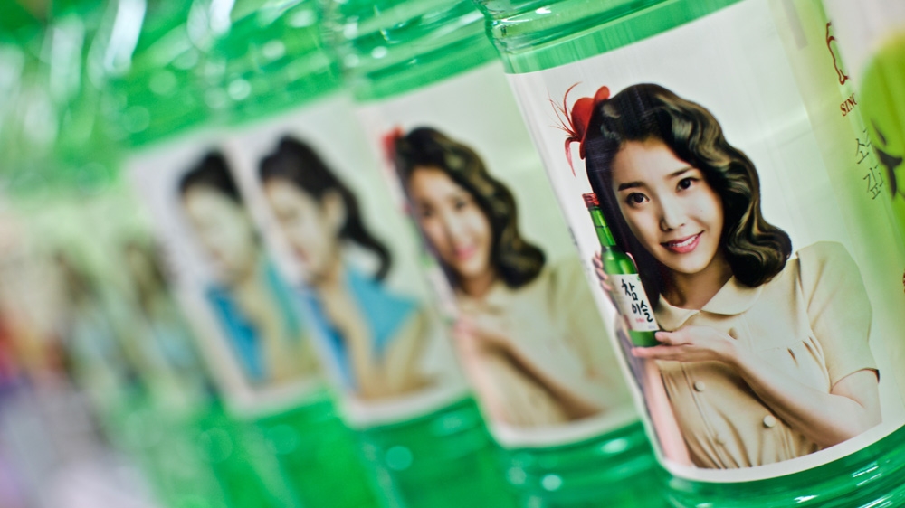 After public pressure, South Korea's government is considering banning celebrities under the age of 24 from appearing in liquor ads [Steve Chao/Al Jazeera] 