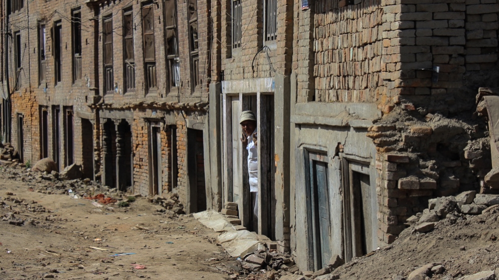 Bhaktapur, an old quarter of Kathmandu, was one of the worst affected by the quake [Saif Khalid/Al Jazeera]