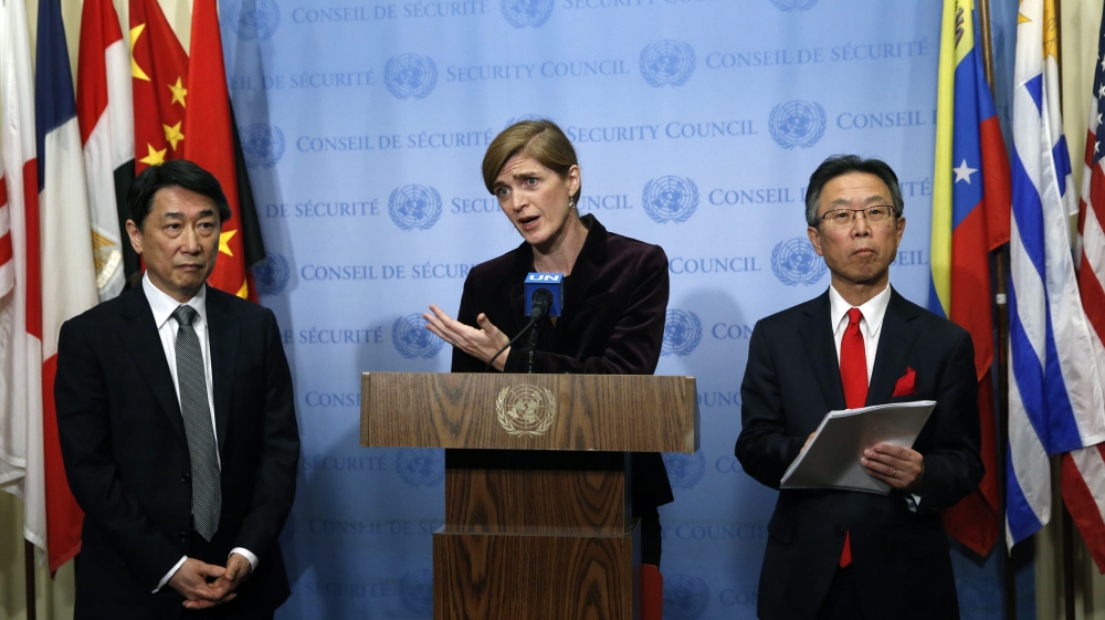 Power said the new sanctions on North Korea go further than any UN sanctions regime in two decades [EPA]