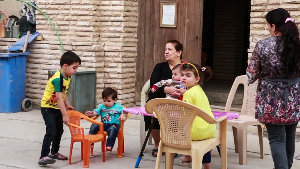 After initially fleeing Mosul to Kirkuk, Afaf Rahim decided to take her family to Basra [Ahmed Subhi  /Al Jazeera]