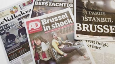 A general view of front pages of several Dutch newspapers, in the Hague, The Netherlands [EPA]