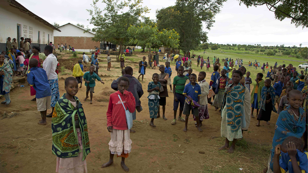 Children at a school in Chimoya where mothers' groups campaigning to end child marriage say parents refuse [Hannah McNeish/Al Jazeera]