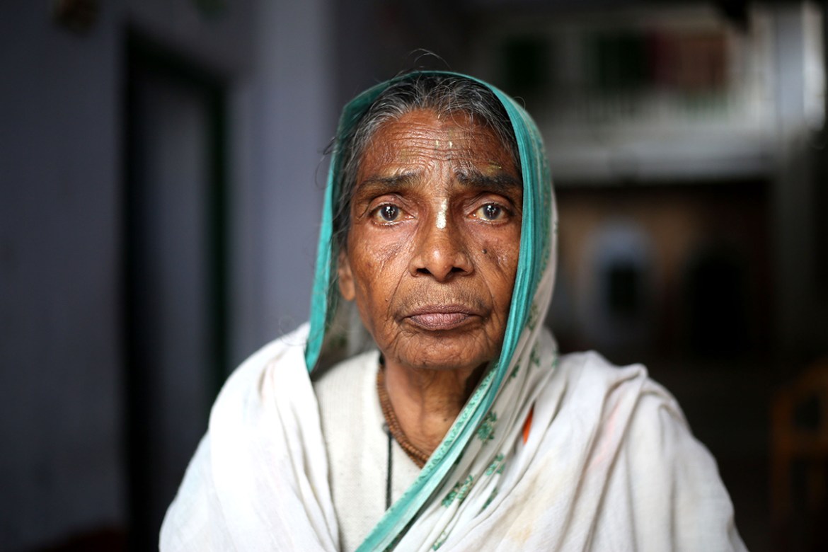 Why do indian widows shave their heads?
