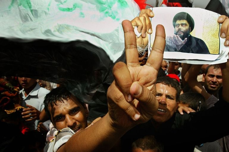Pro-Sadr protests in Baghdad