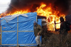 Calais refugee eviction AP