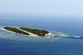 Taiping Island in the South China Sea