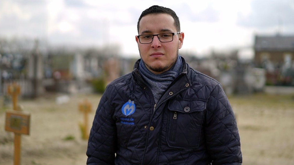 Calais local Lahcen Tourabi helped arrange Makeen's funeral [Shafik Mandhai/Al Jazeera]
