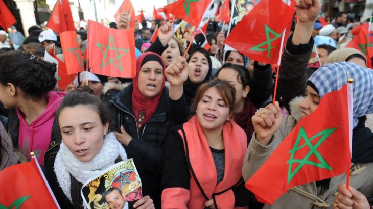 Protest against UNSG Ban Ki-moon in Morocco