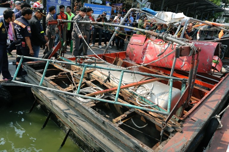 Bangkok boat explosion