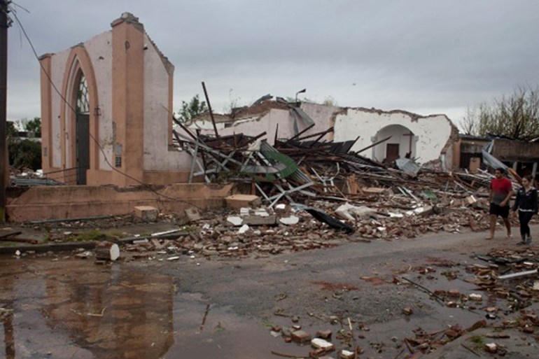 Violent storms cause floods in Chile and Uruguay