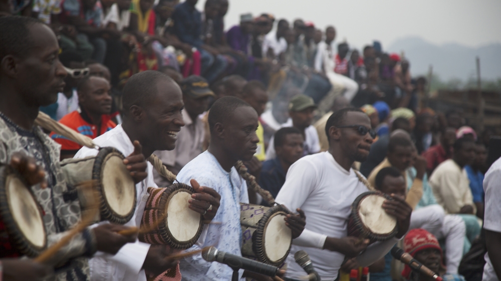 Music is an integral part of dambe [Chika Oduah/Al Jazeera]