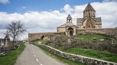 Gandzasar Monastery in Martakert, Nagorno-Karabakh [Getty]
