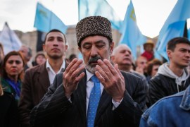 Crimean Tatars mark 71th anniversary
