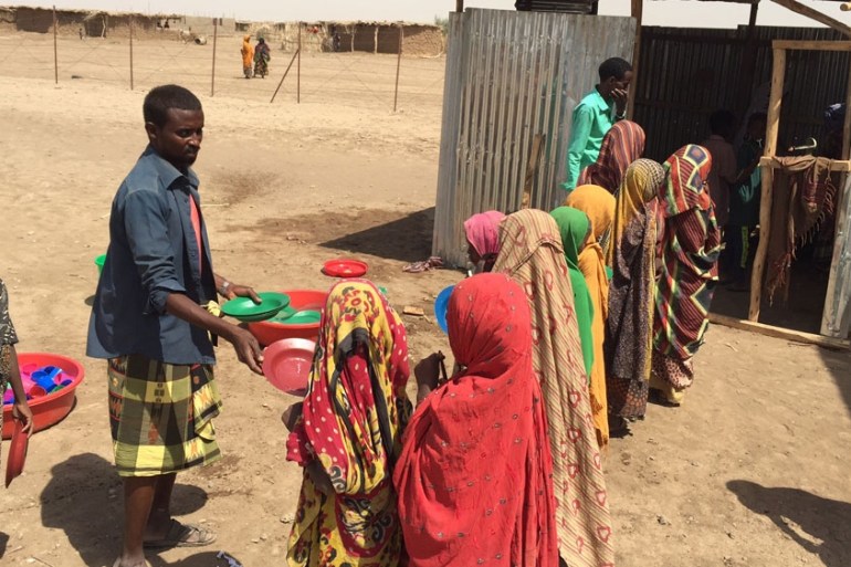 ETHIOPIA IN THE GRIP OF ITS WORST DROUGHT IN 50 YEARS. SIX MILLION CHILDREN IN NEED OF FOOD AID