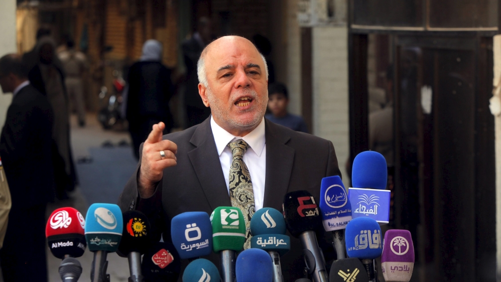 The political crisis centres around divisions over a plan by Abadi to bring technocrats into his cabinet [Reuters]