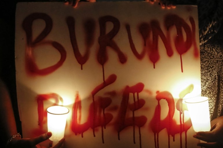 Candlelight vigil for Burundi in Nairobi