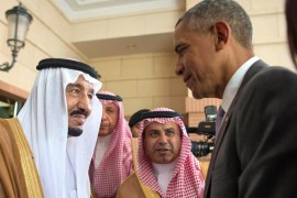 Obama arrives in Saudi Arabia