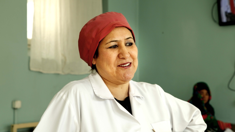 Dr Nafiza is the chief surgeon at Malalai's fistula clinic [Mariam Alimi/Al Jazeera]
