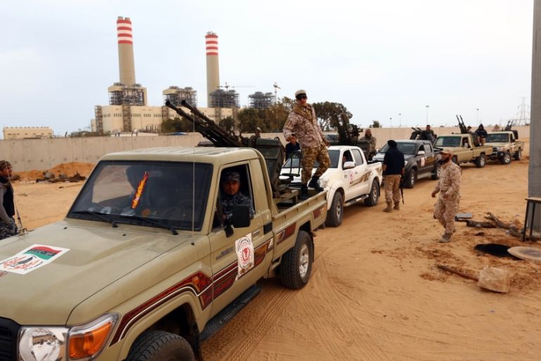 Fighters loyal to Libya''s parliament GNC prepare to fight Islamic State (IS) on the outskirts city of Sirte