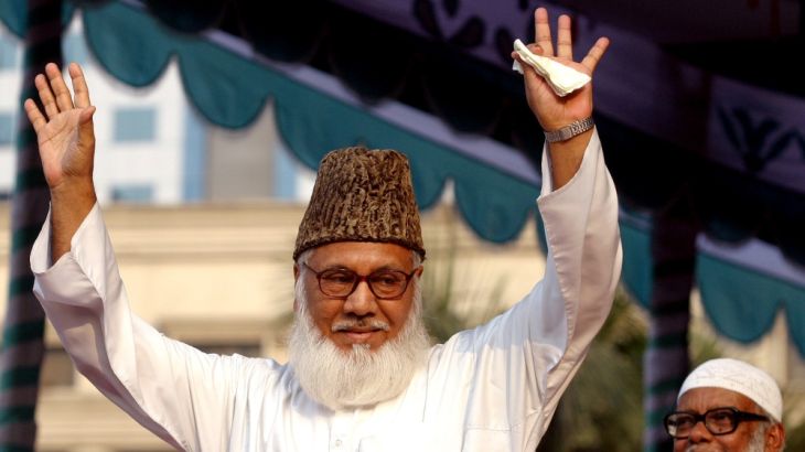 Moulana Motiur Rahman Nizami, chief of the Jamaat-e-Islami, Bangladesh''s biggest Islamic Political Par