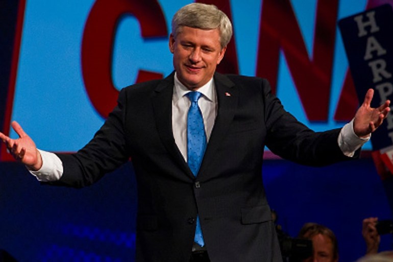 Former Canadian Prime Minister Stephen Harper [Getty]