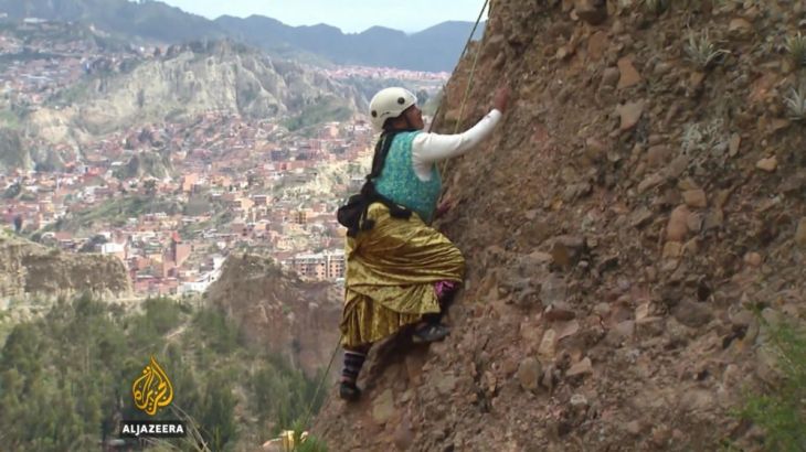 Bolivia’s indigenous women climb new heights
