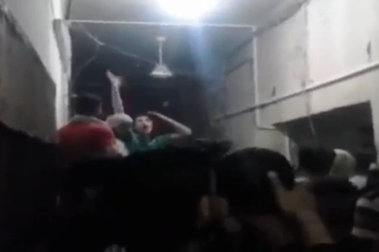 Hama jail riot in Syria
