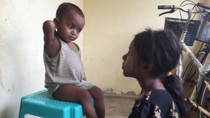 Rohingya children waiting for the doctor in Myanmar camps [Wayne Hay/Al Jazeera]