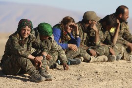 Kurdish fighters from the People''s Protection Unit