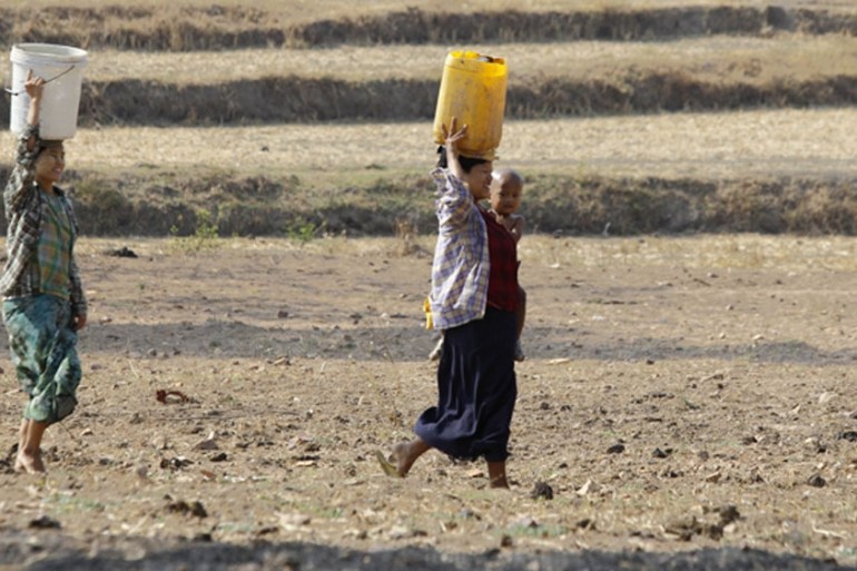 Myanmar drought