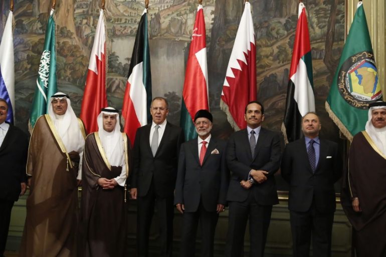 Gulf Cooperation Council or GCC meeting in Moscow
