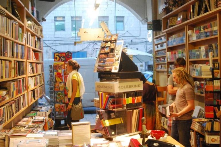 Jerusalem bookshop- Photo credit/Muna family