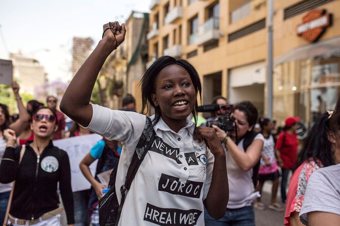 Domestic workers take the streets in Beirut/ Please Do Not Use
