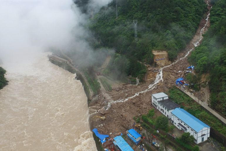 Landslide in China