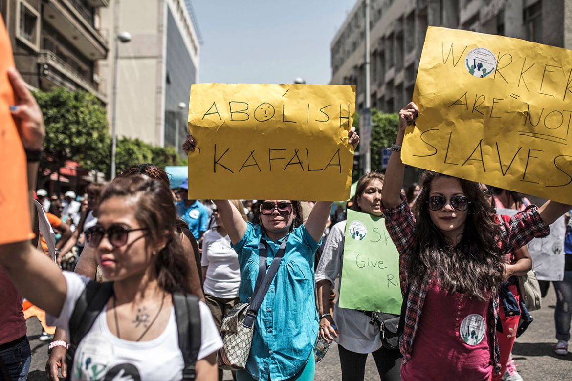 Domestic workers take the streets in Beirut/ Please Do Not Use