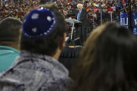 Sanders calculated that not only would his statement on Israel not cost him votes, it was likely to gain him some, writes Perry [AP]