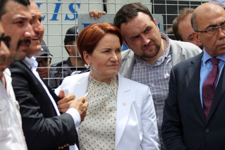 Meral Aksener, former interior minister and a lawmaker from Nationalist Movement Party (MHP)