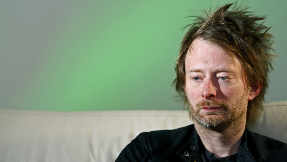 In a statement, Radiohead said their 'hearts go out to those attacked' [Alessia Pierdomenico/ Reuters]