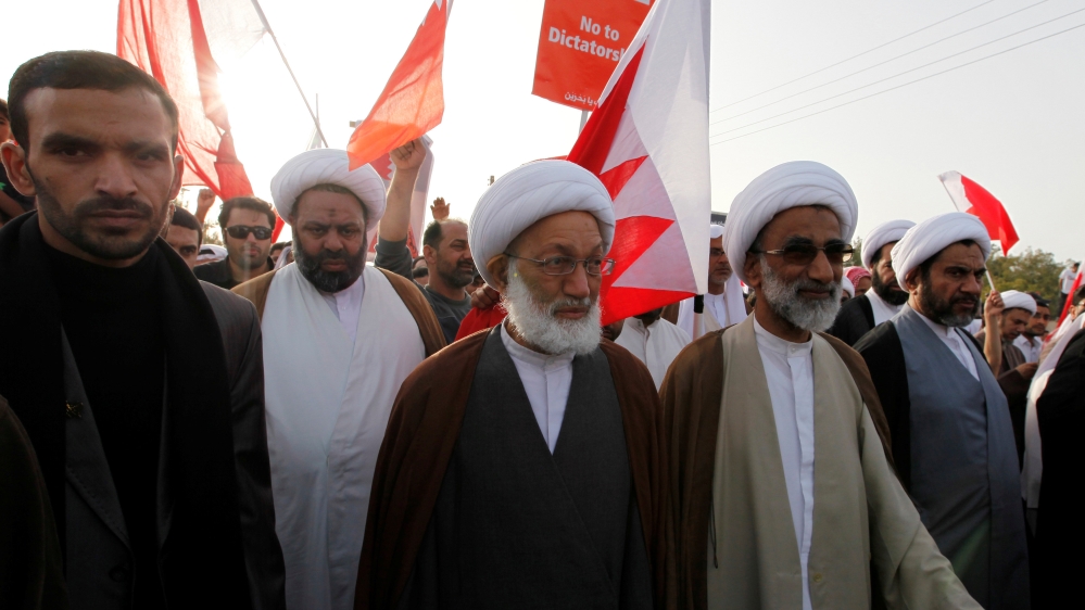 Qassim has been accused of working to divide Bahraini society [2012 file photo/Reuters]