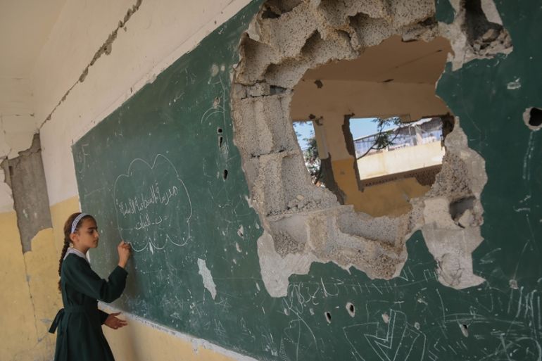Gaza''s schools remain in ruins