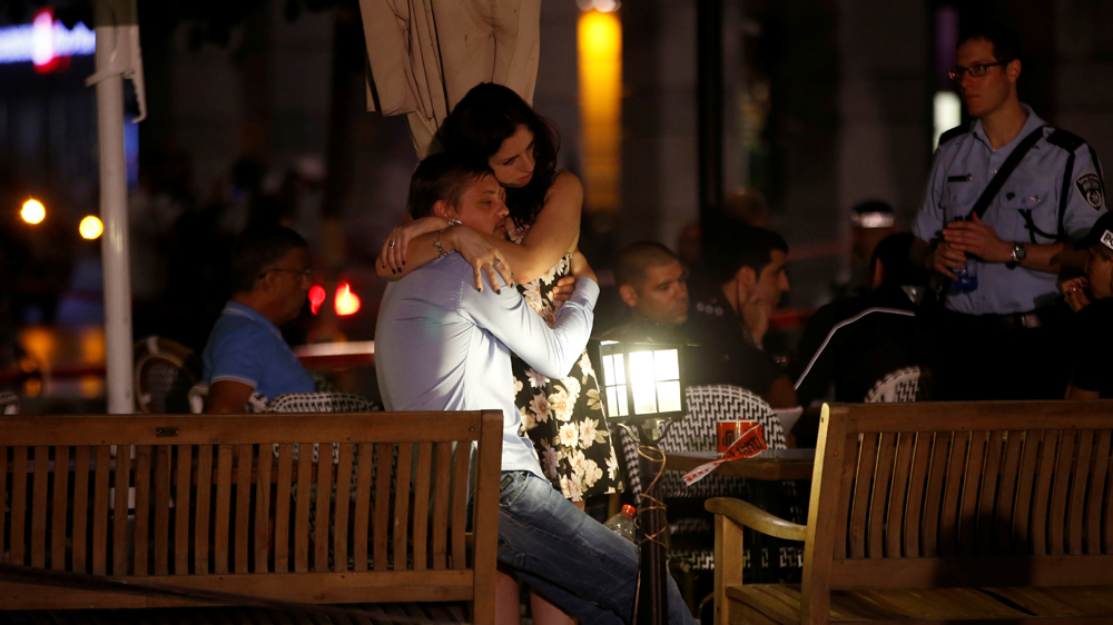 
Wednesday's attack in Tel Aviv's Sarona Market caused shock among Israelis [Reuters]
