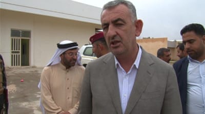 Sohaib al-Rawi, governor of al-Anbar province, confirmed that civilians fleeing Fallujah and surrounding areas had been tortured by some militias fighting alongside the Iraqi armed forces [Salam Khoder/Al Jazeera]