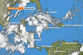 Developing tropical storm threatens the Caribbean