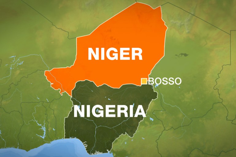 Niger Nigera Bossa Map