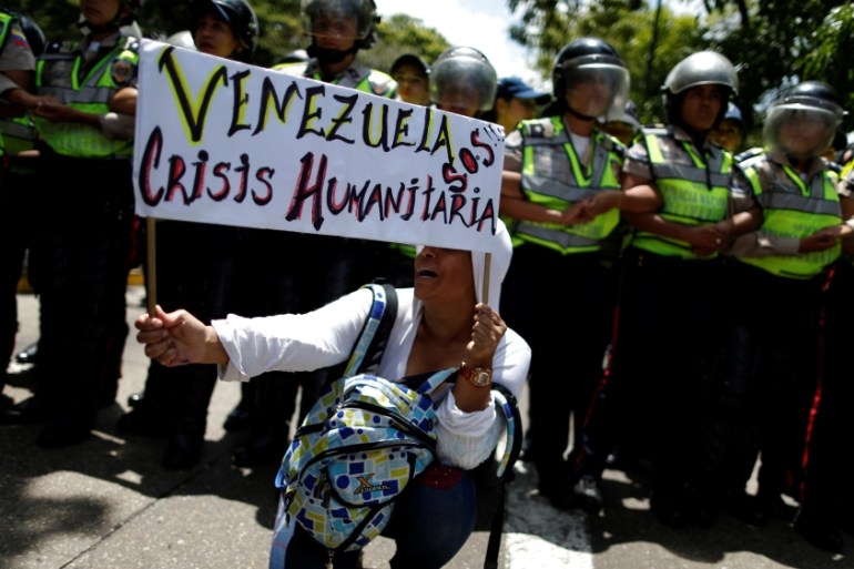 A rally to demand an increase in university funding and against Venezuelan President Nicolas Maduro''s government in Caracas, Venezuela [REUTERS]