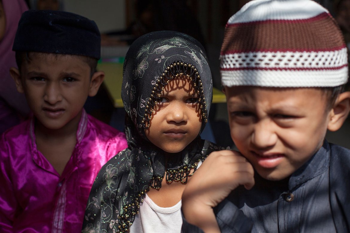 Rohingya children in Malaysia /Please Do Not Use